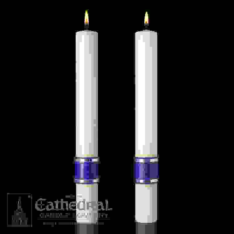 Red altar candles Easter candles length 6.2" Premium quality for home and church 